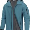 Hooded Softshell Jacket Light Blue