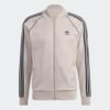 adidas Originals Men's Superstar Track Jacket Wonder Beige-Black